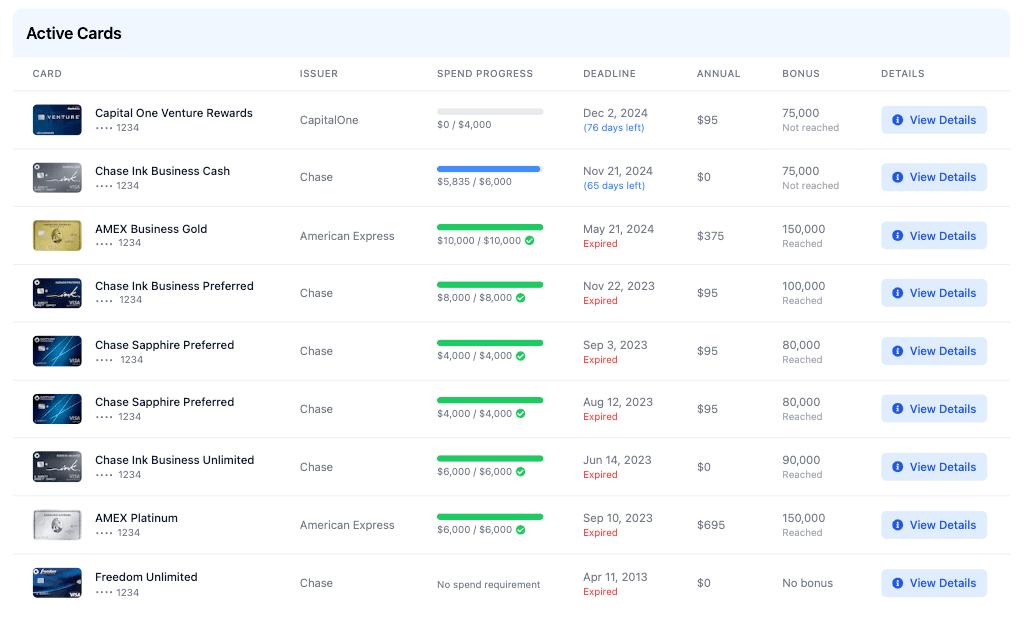 Award Hunter Dashboard Preview